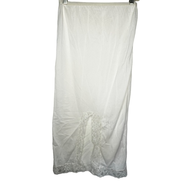Vintage Opalaire ILGWU Nylon Long Slip with‎ Slit - Picture 1 of 6
